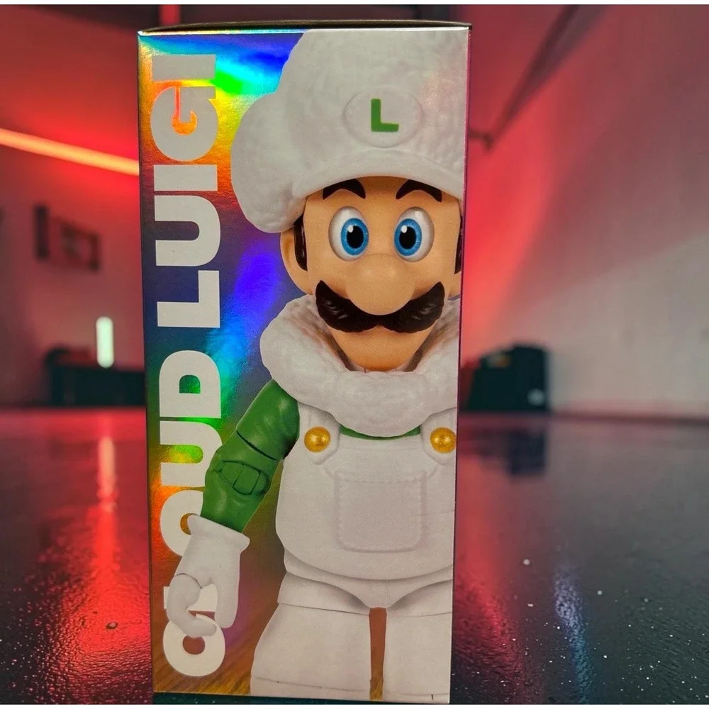Jakks Pacific Super Mario Galaxy Movie Cloud Luigi Action Figure